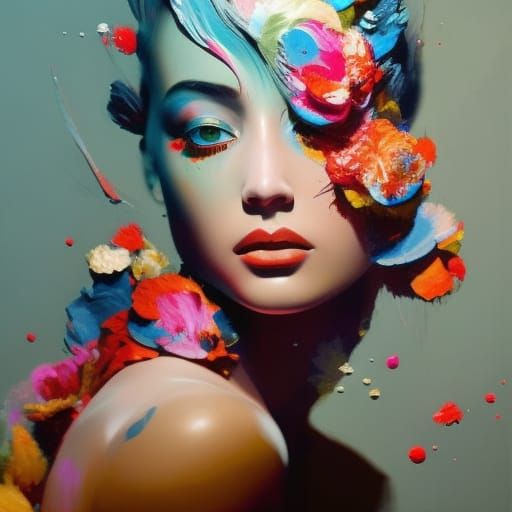 Painting of a beautiful Portrait