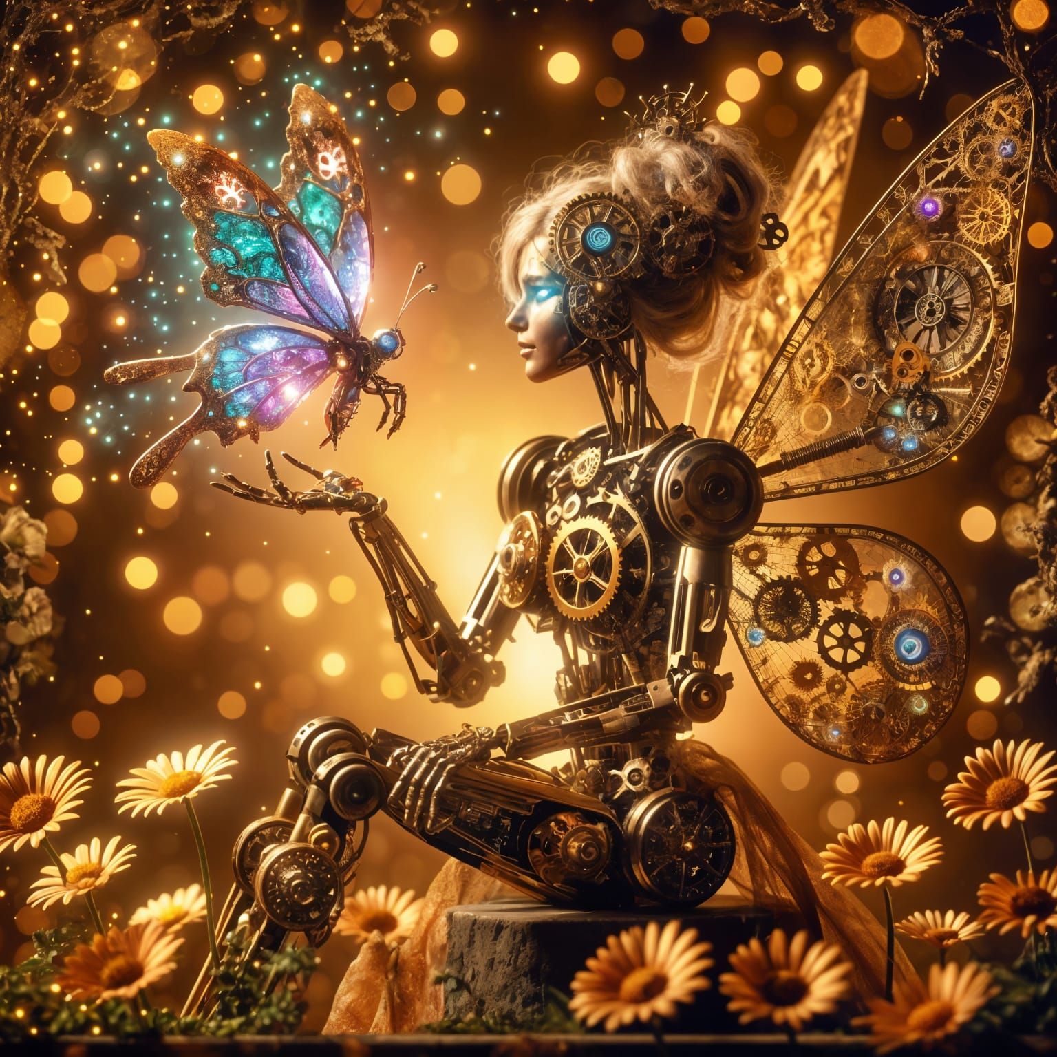 Steampunk Fairy  by @Foul Rabbit