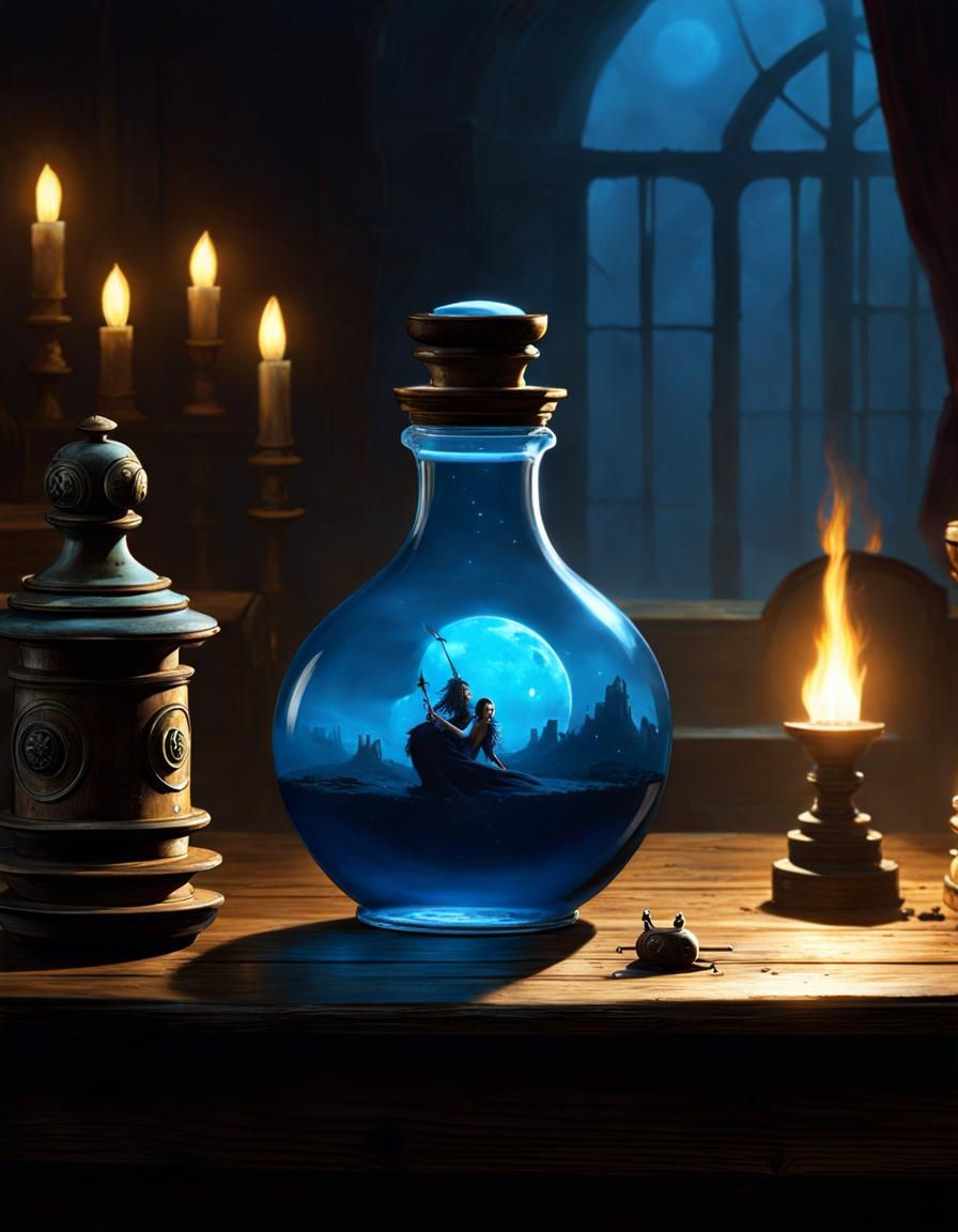 Story in a bottle   by @Keran Kessertin