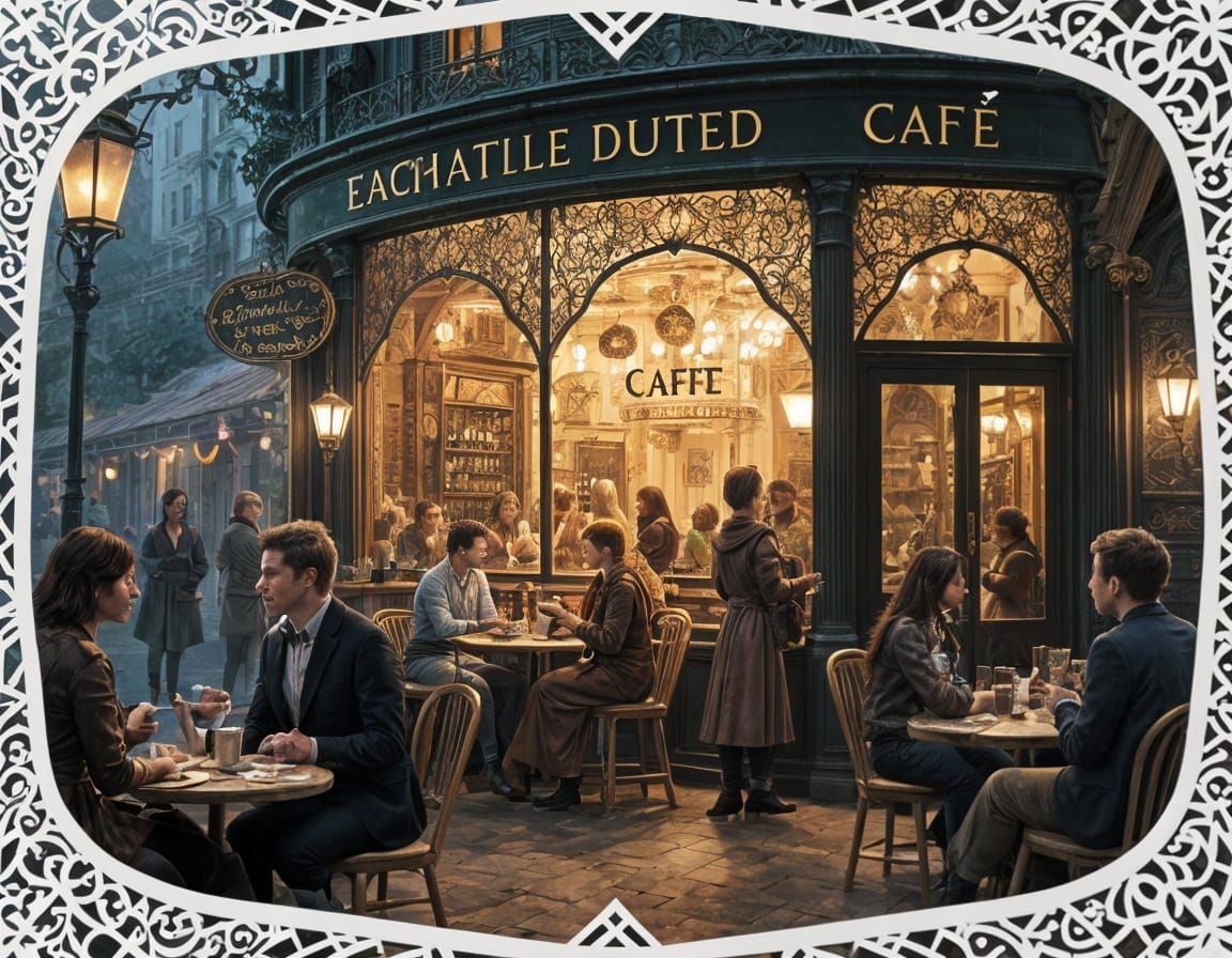 Enchanted Café   by @RatzeP