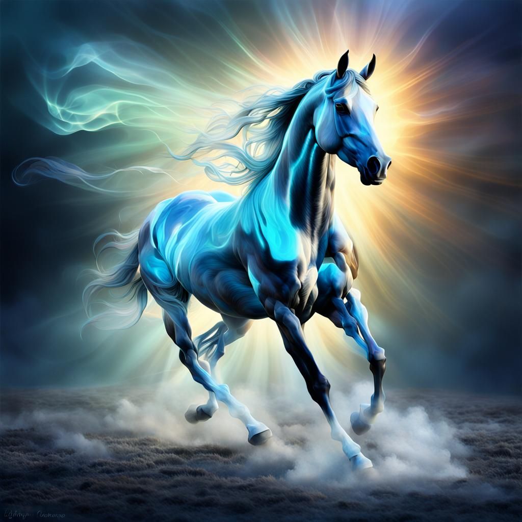 Smoky horse