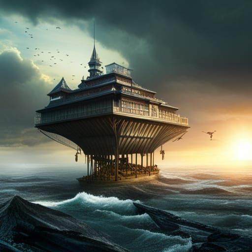 apartment on water