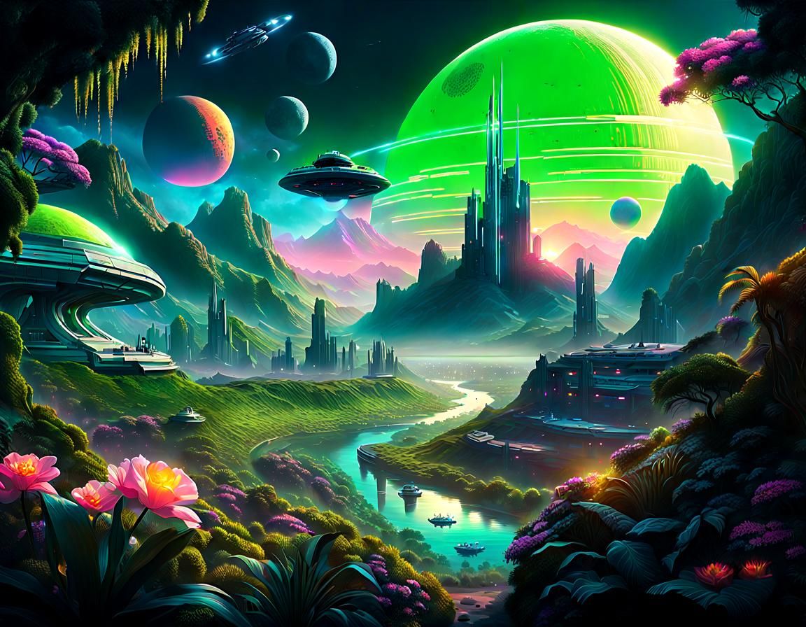 View from Esmeralda, Valley from the east AI Generated Artwork