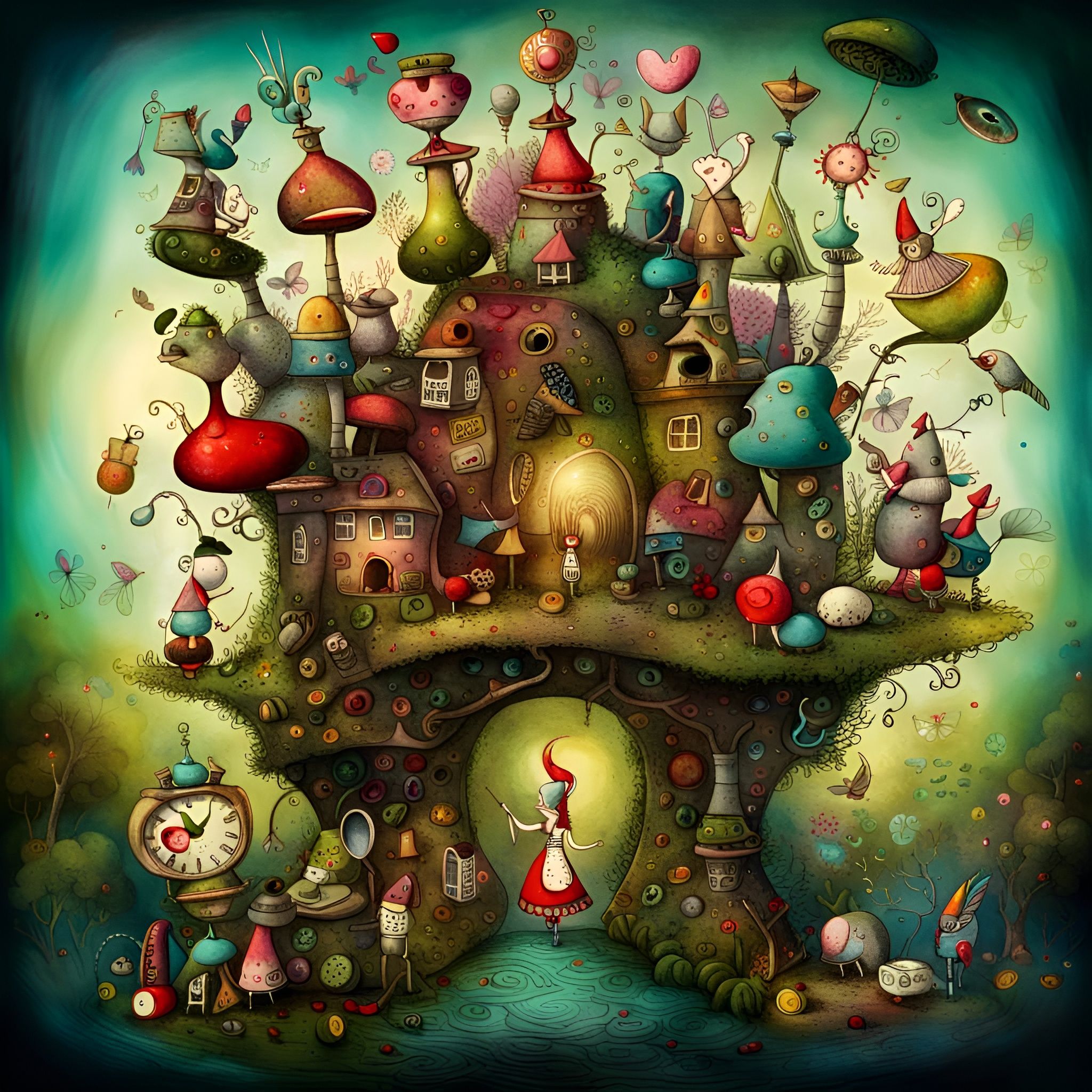 Magical Fairytale Wonderland - AI Generated Artwork - NightCafe