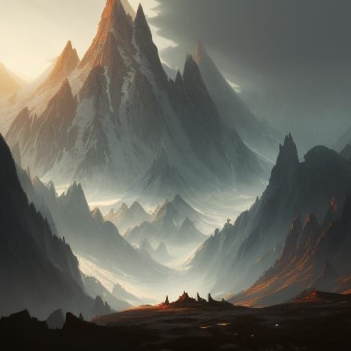 mountain cross - AI Generated Artwork - NightCafe Creator