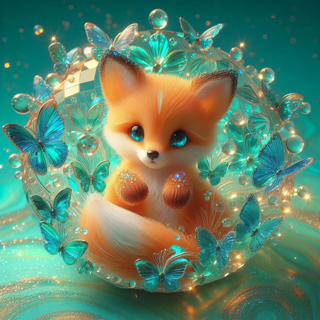 Getting on the crystal fox bandwagon 4 ( thanks @adansito)