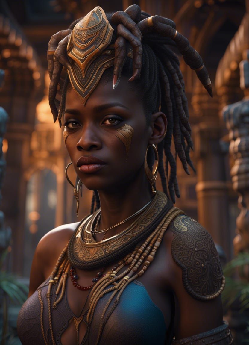 African Fantasy  by @BennyArt