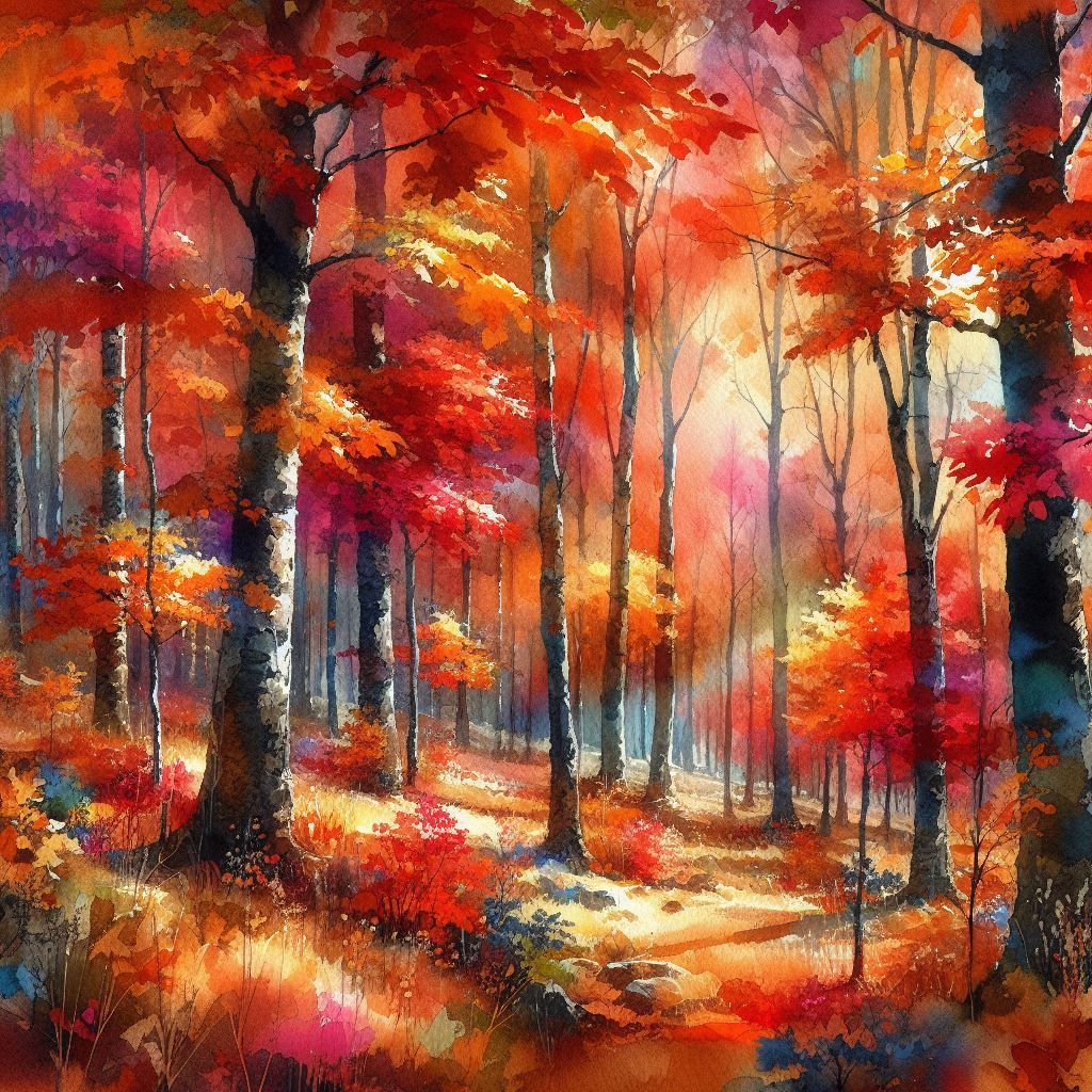Autumn Forest  by @Lonthany