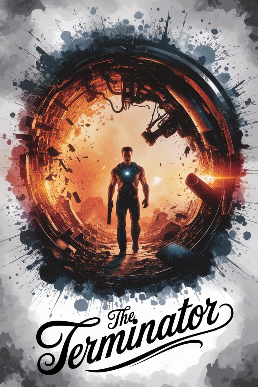 The Terminator Movie Poster  by @Tribble Lover