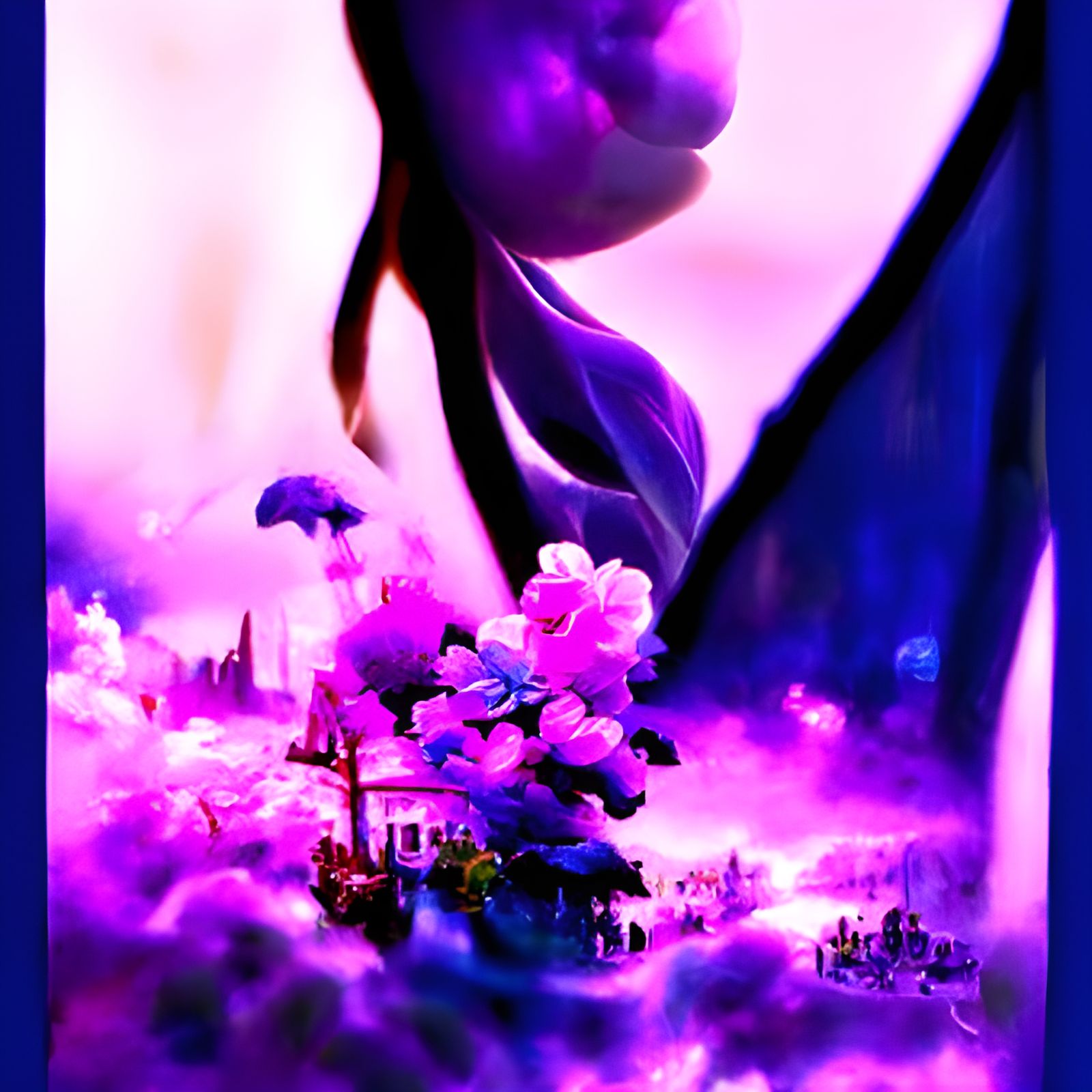 Lilac everywhere and YU ethereal fantasy hyperdetailed mist ...