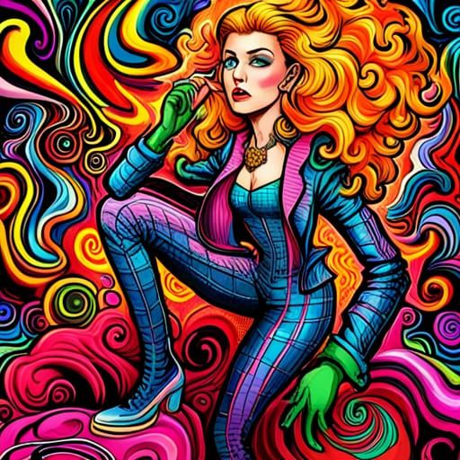 Oh, Bennie. She's really keen She's got electric boots, a mohair suit