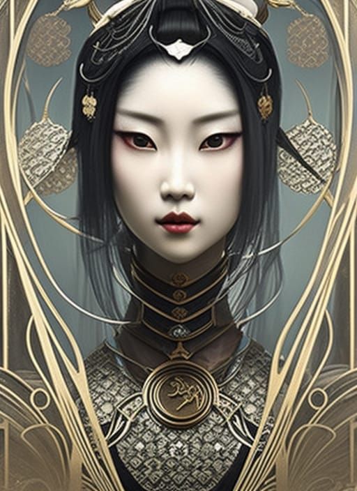 Japanese Geisha - AI Generated Artwork - NightCafe Creator