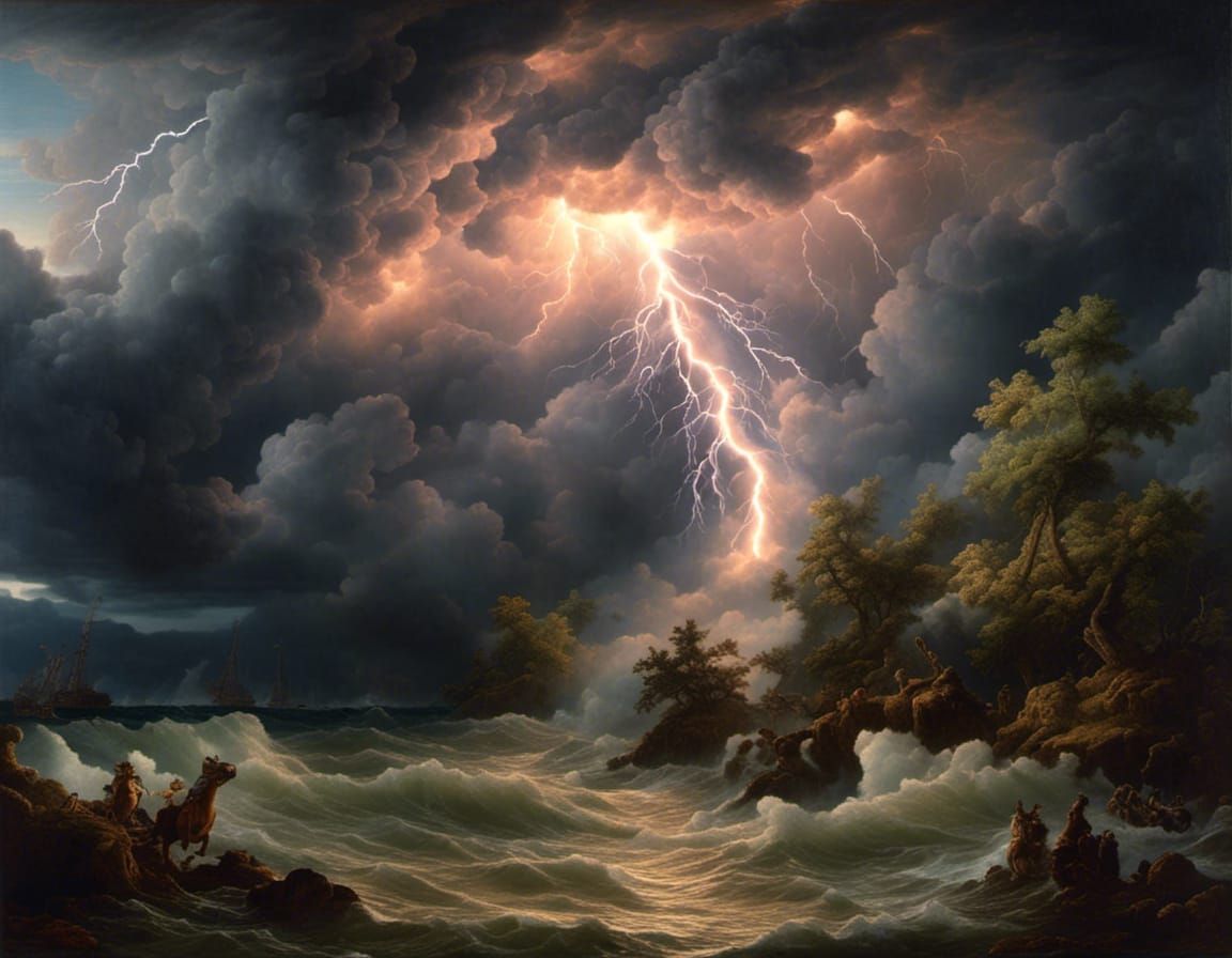 <lora:liquid:1.0>Bottle of lightning inside an electric storm