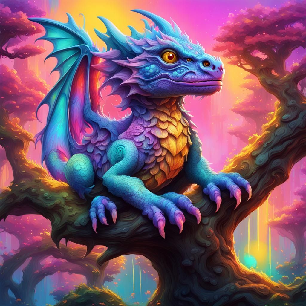 Mystischer Drache - AI Generated Artwork - NightCafe Creator