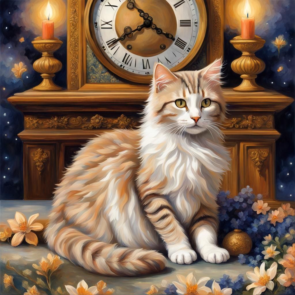 Dreamy opulent royal odyssey Clock struck midnight everything was revealing itself slowly now, 3, 23, ...  by @Znarf