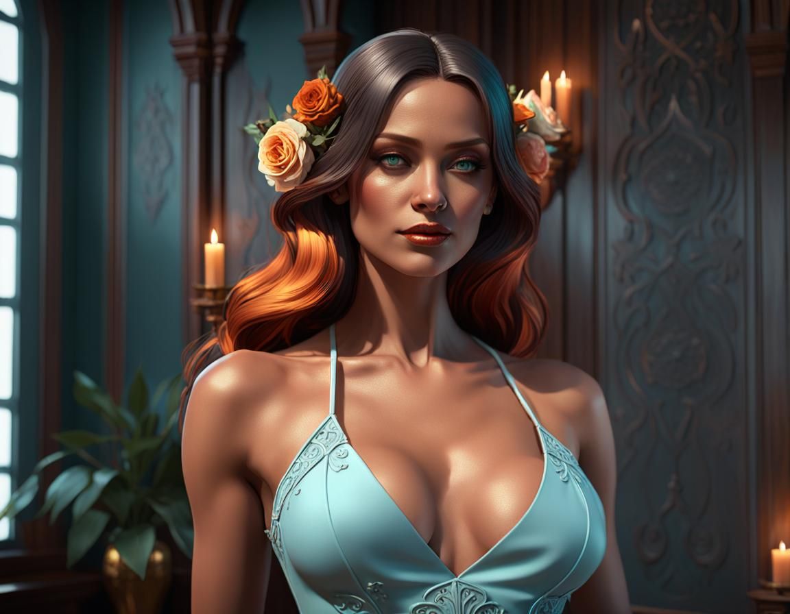A beautiful woman
