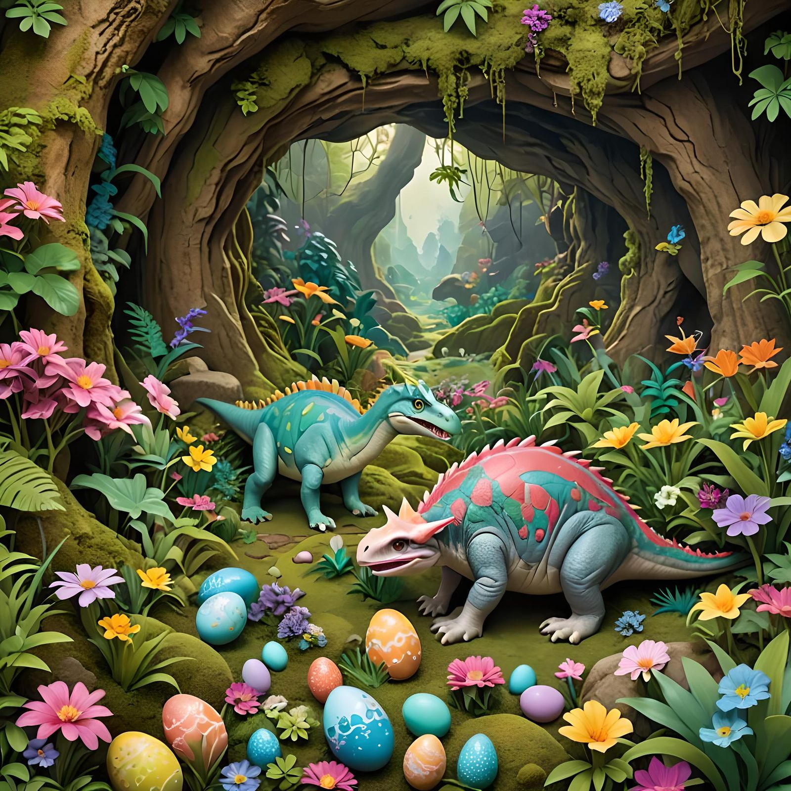 Dianasaur and the Dino Egg Hunt: It’s springtime, and Dianas...