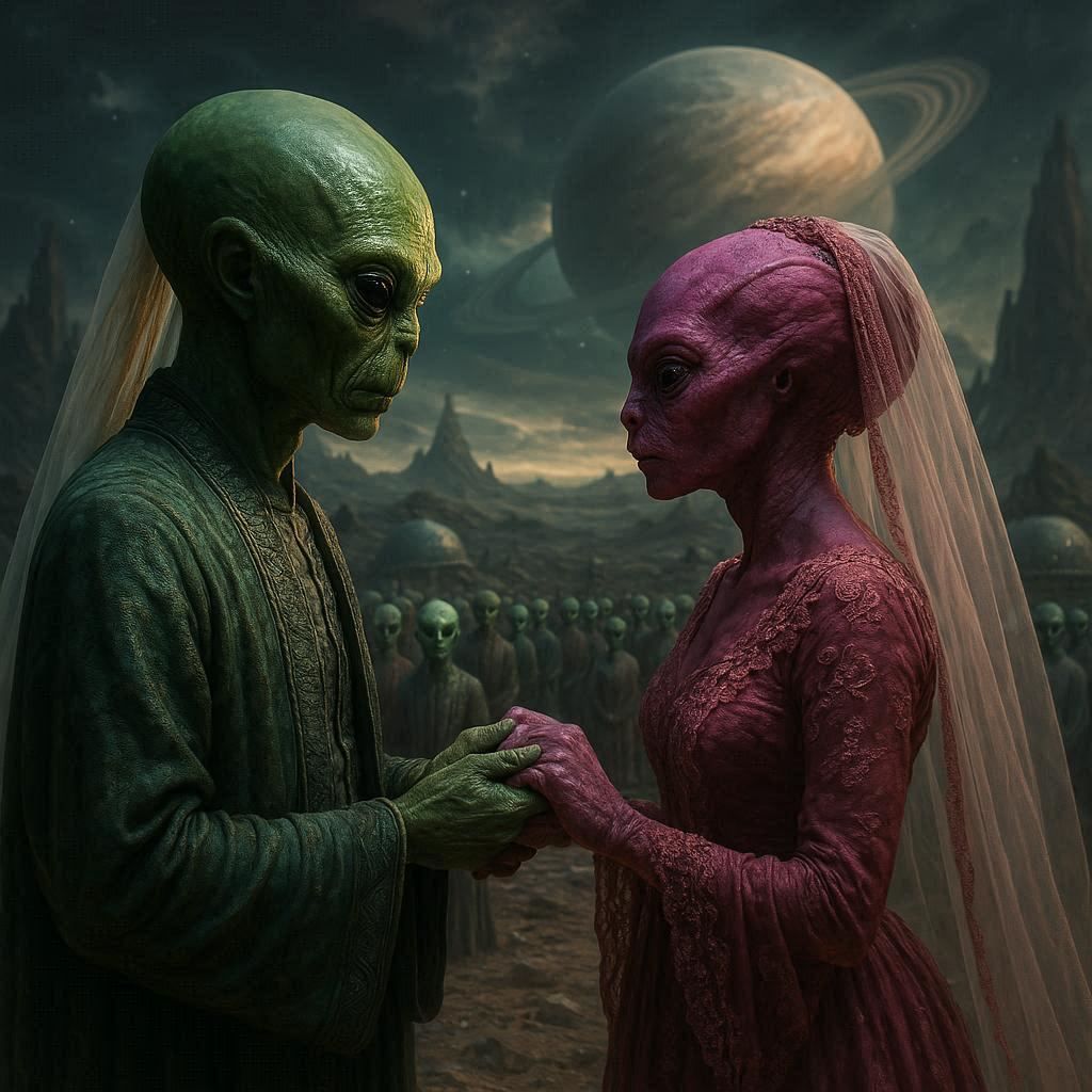 Alien wedding