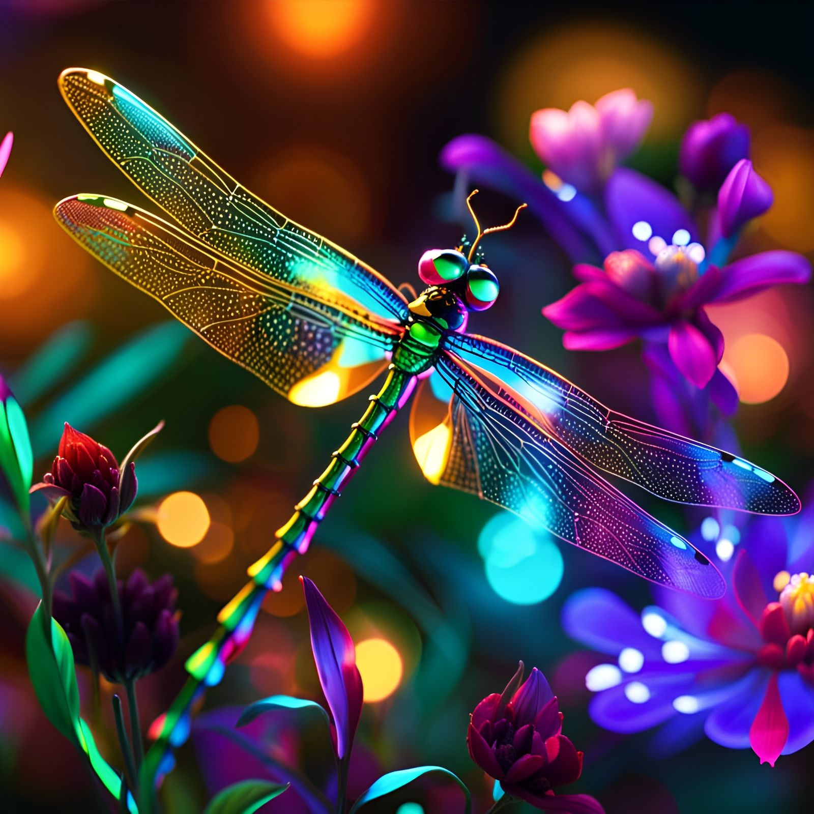 Beautiful Dragonfly   by @S Ibrahim