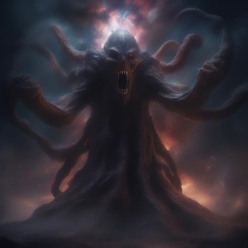 Haunting painting horror art creations of my evil original c...