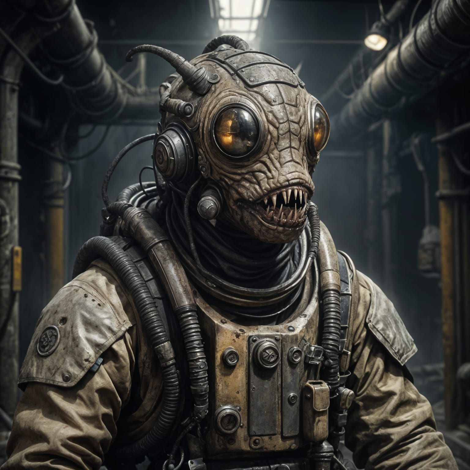 Sewer Wars Chronicles - Biter with yellow eyes #2