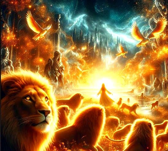 2/09/2025-Movie The Lion's Kingdom Art By Archangel Tara