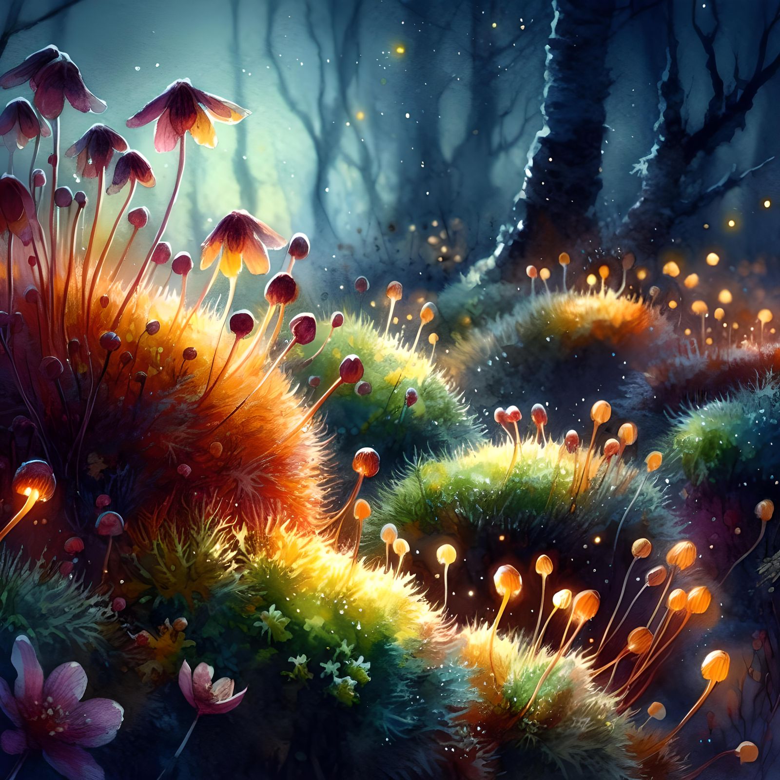 Alien Forest  by @Lonthany