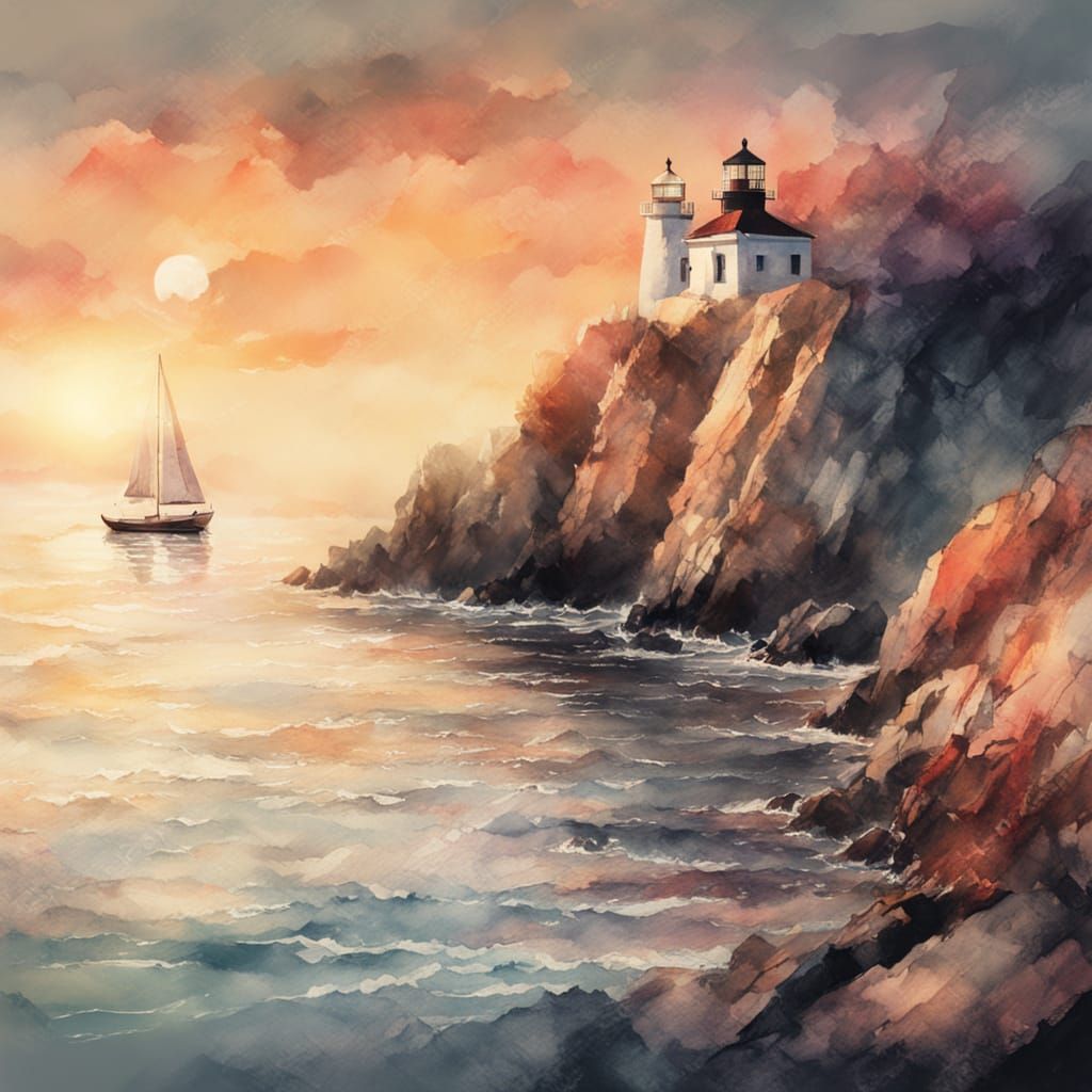 Lighthouse  by @Melva Pearce