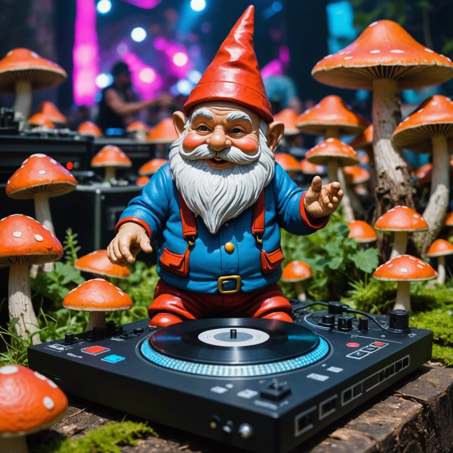 DJ Garden Gnome On the Ones and Twos