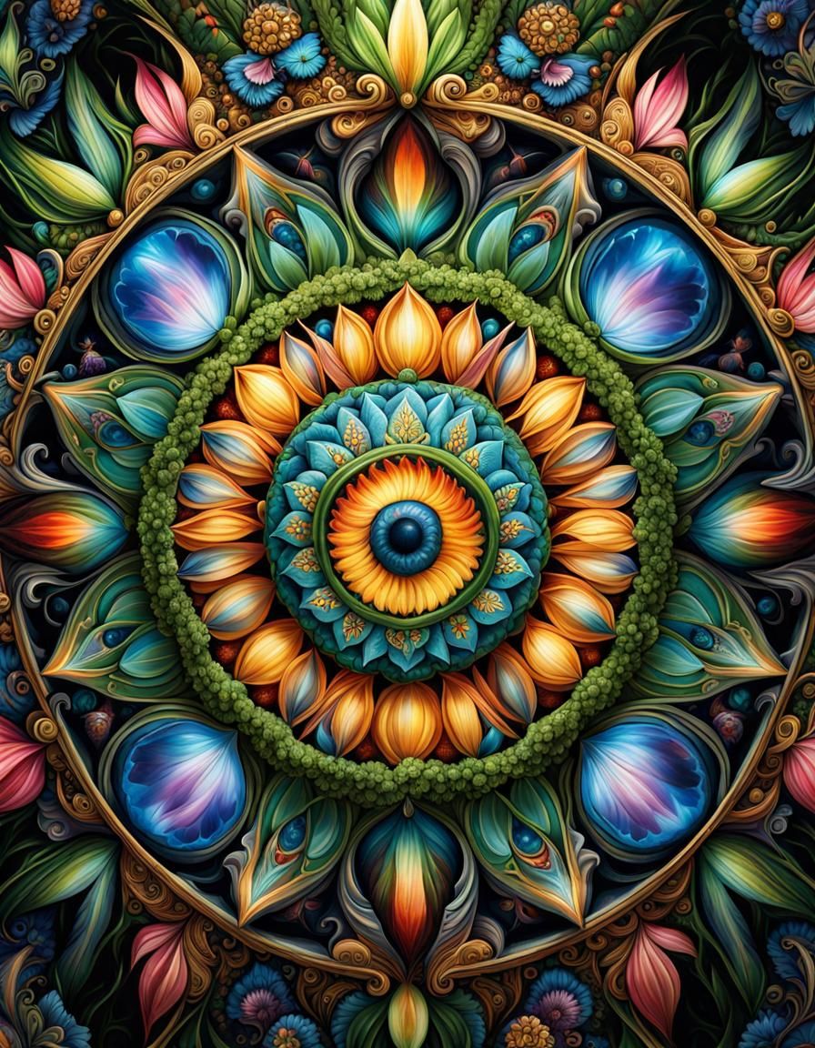 Mandala Kaleido  by @Nia Nal