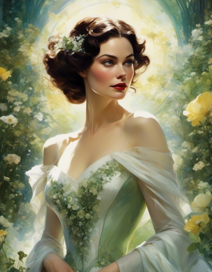 <lora:Dream Ethereal v2:1.0> dissociation, psychotic laughter, fixed grin, wild eyes, uncanny valley, stepford-wives ; portrait early-30s wh...