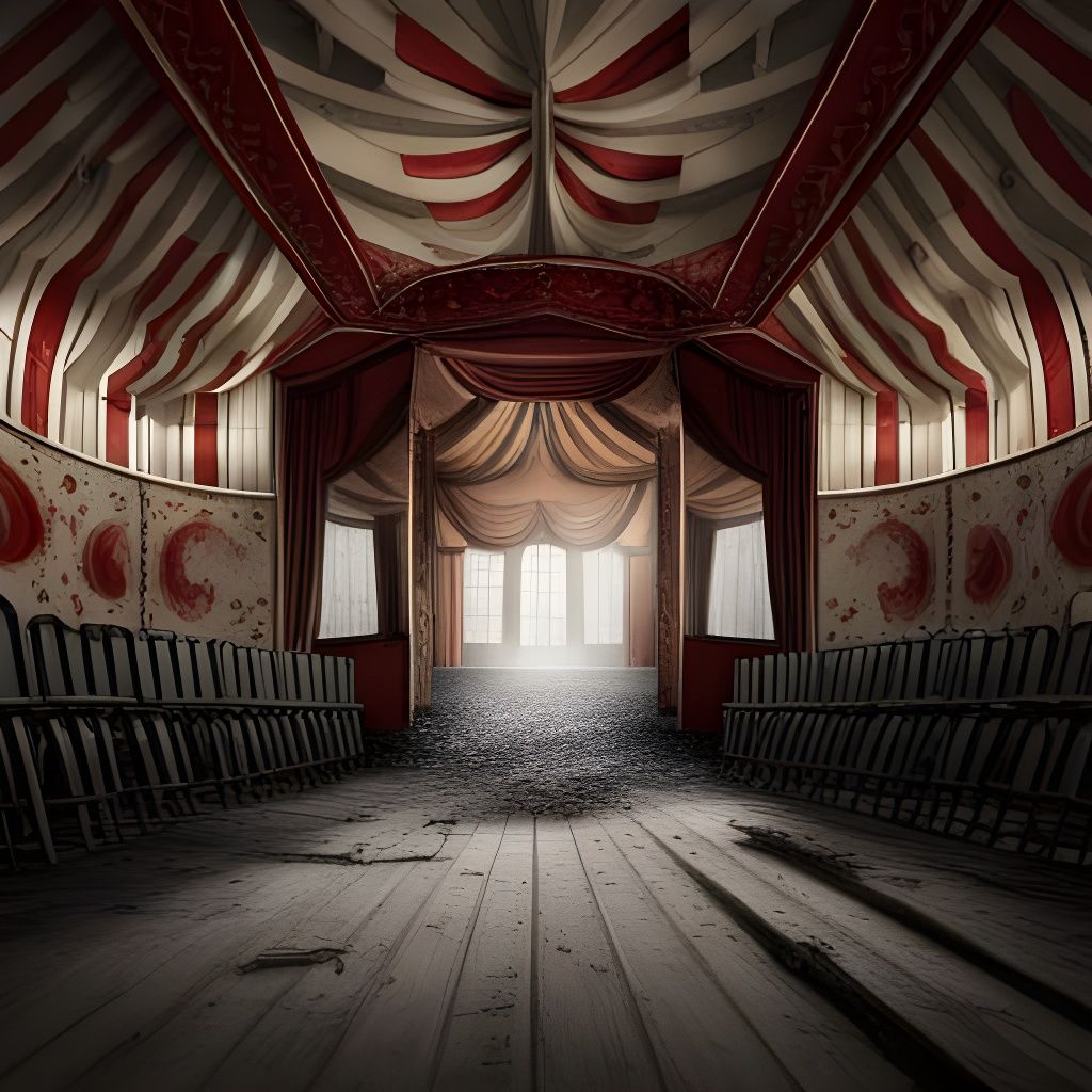 Creepy circus clearance tent