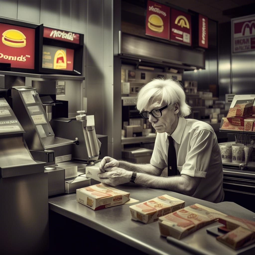 Andy Warhol's Part Time Job  by @Kort Kramer