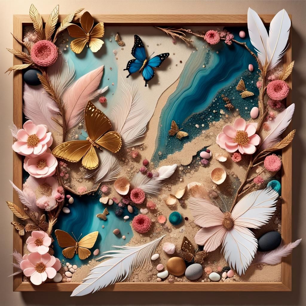 Textured artwork   by @RedPixie