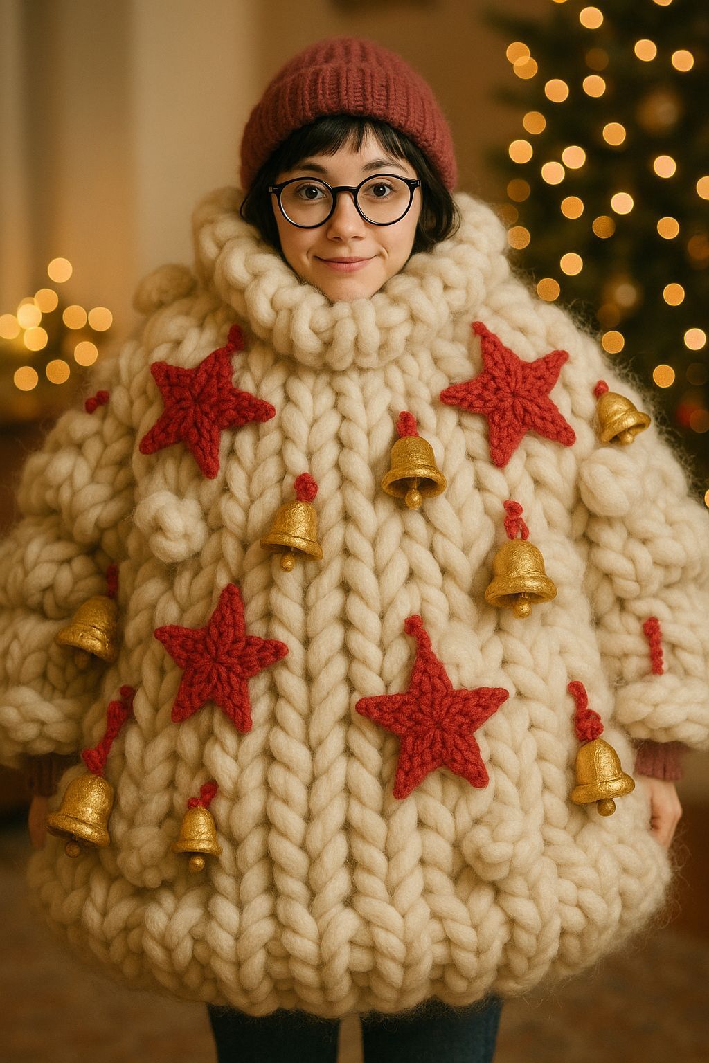 THE SWEATER MADE OF TOO MUCH YARN (WAY, WAY TOO MUCH)  by @Photogenetic