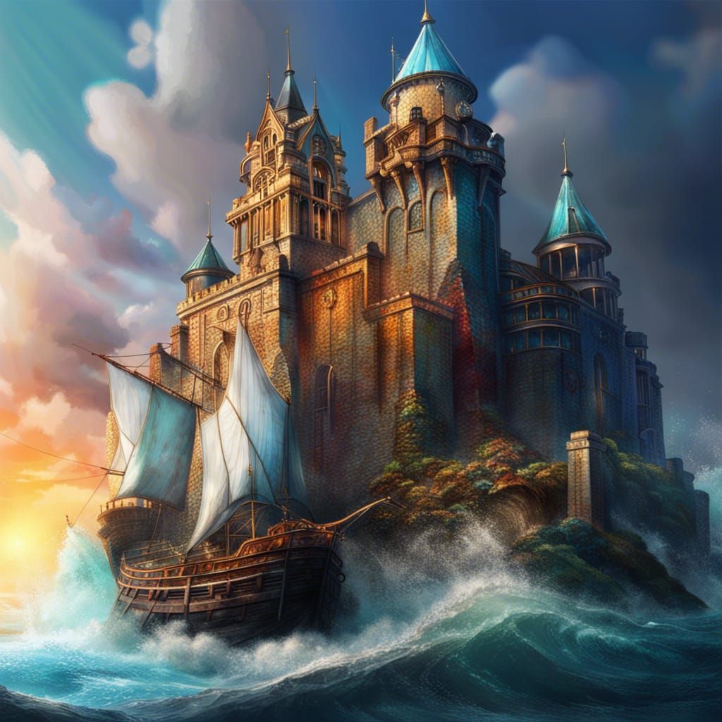 Sea castle majestic 