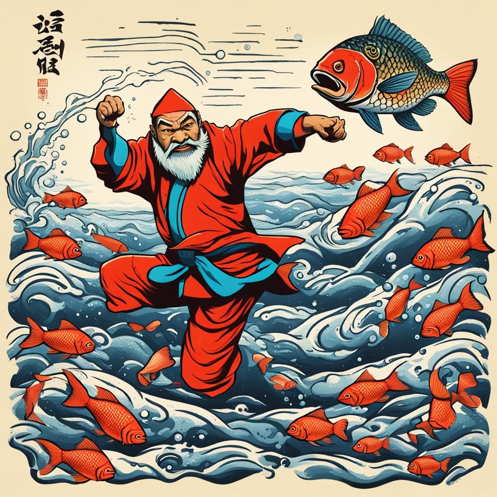 kung fu fish man