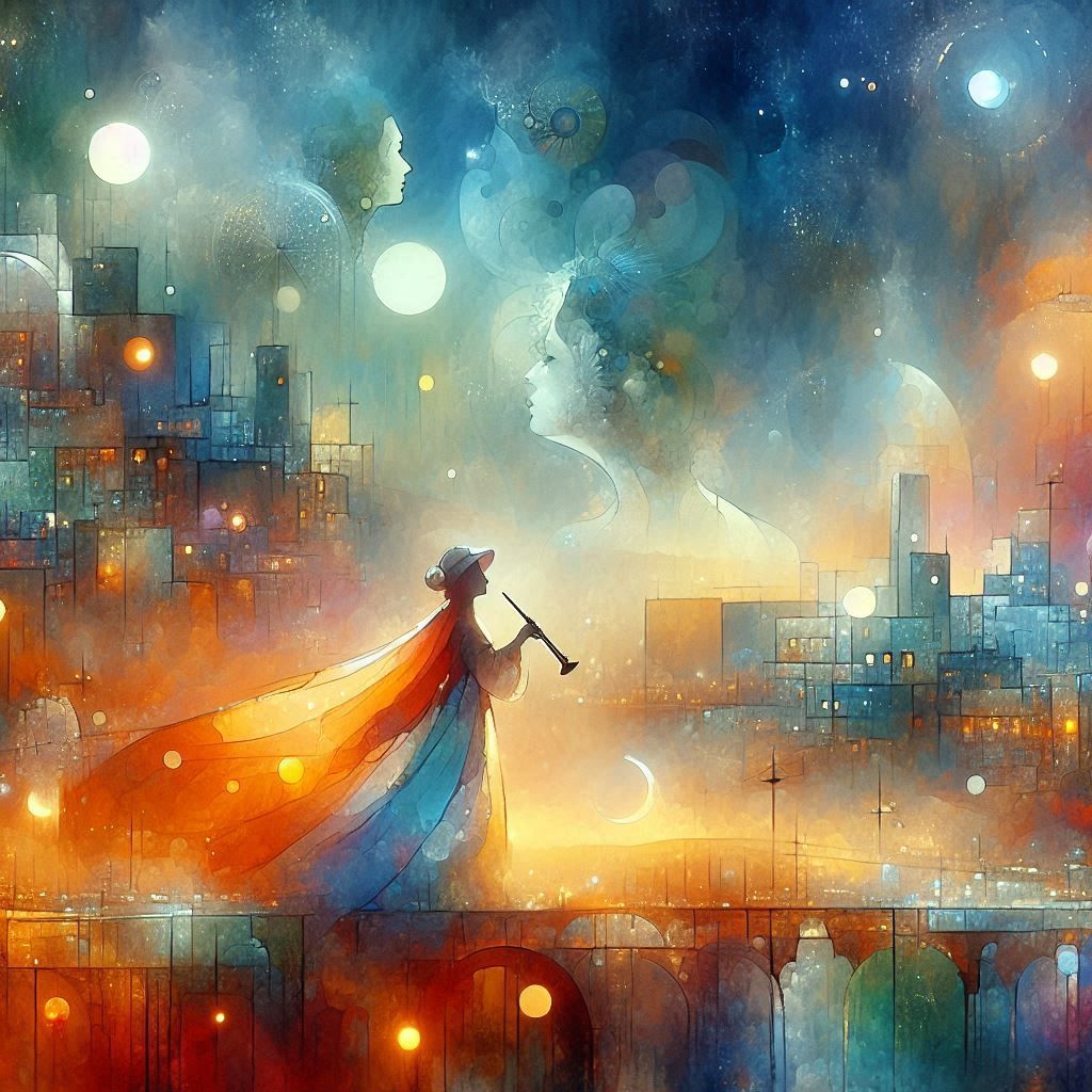 Urbs colorum clarorum DALL E 3 series