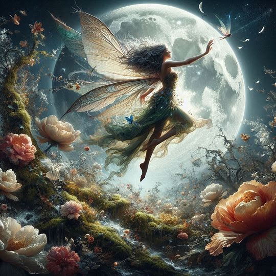 Fairy in Moonlight