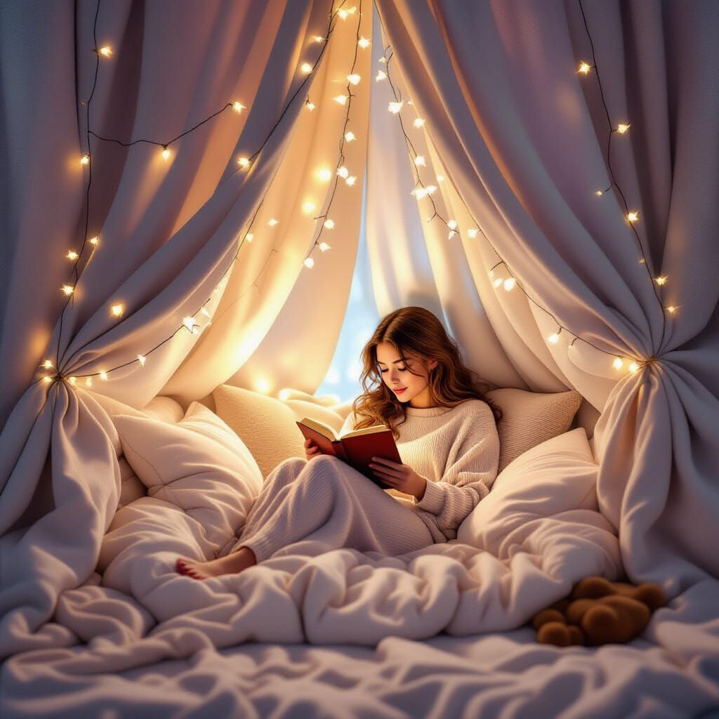 Cozy Reading Nook  by @Ramzey