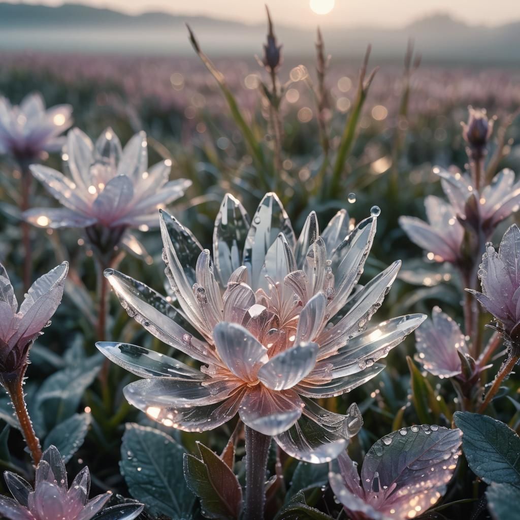 Crystal flower