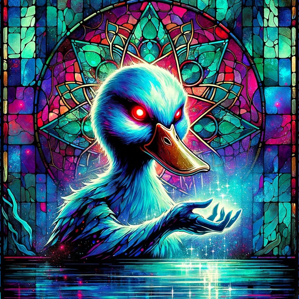 Evil duck