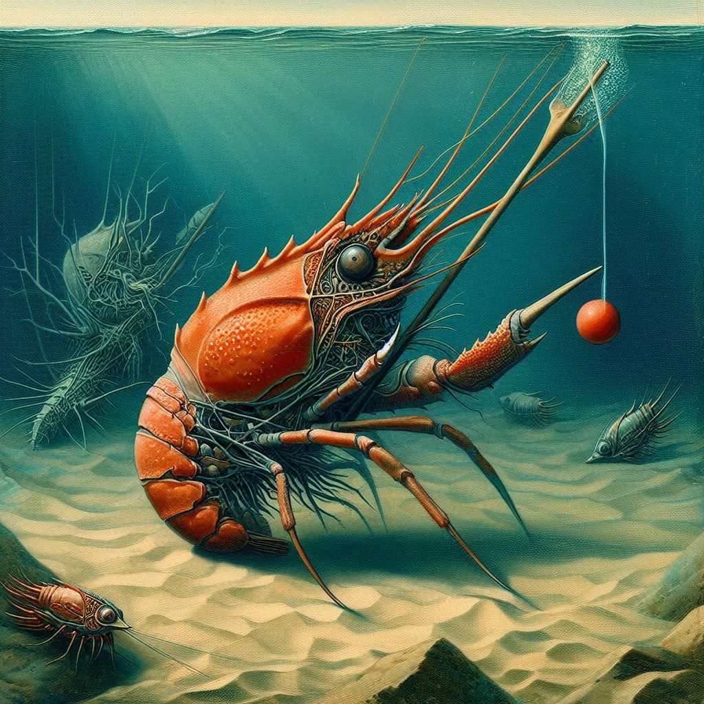 The crustacean that wanders beneath the sea until it finds a fixed point. Once secured to that spot, it devours its own ...
