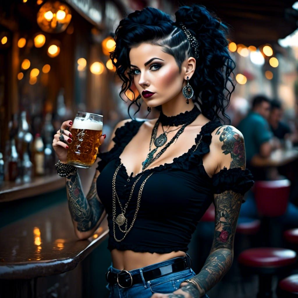 <lora:CuteBeautiesStyles:1.0> <lora:PunkStyle:1.0> 