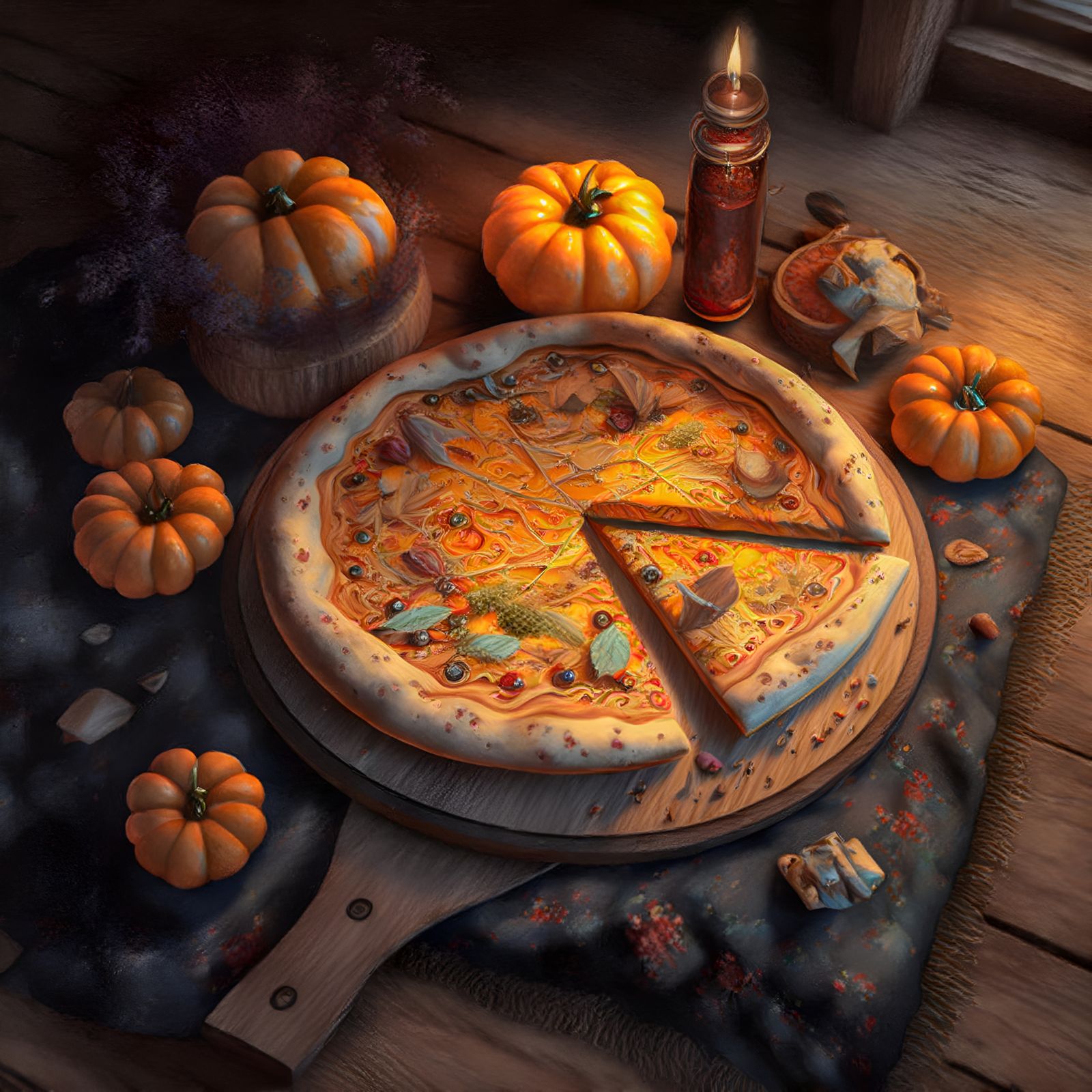 Pumpkin Pizza Pie