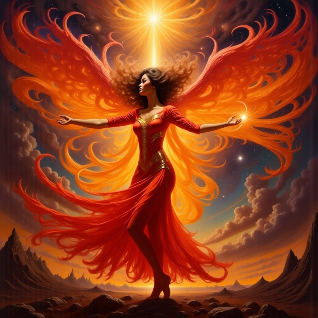 In the fire's dance, they see the light
The power to rewrite the wrongs, their shining right
<lora:CottonCandyFae:1.0> 