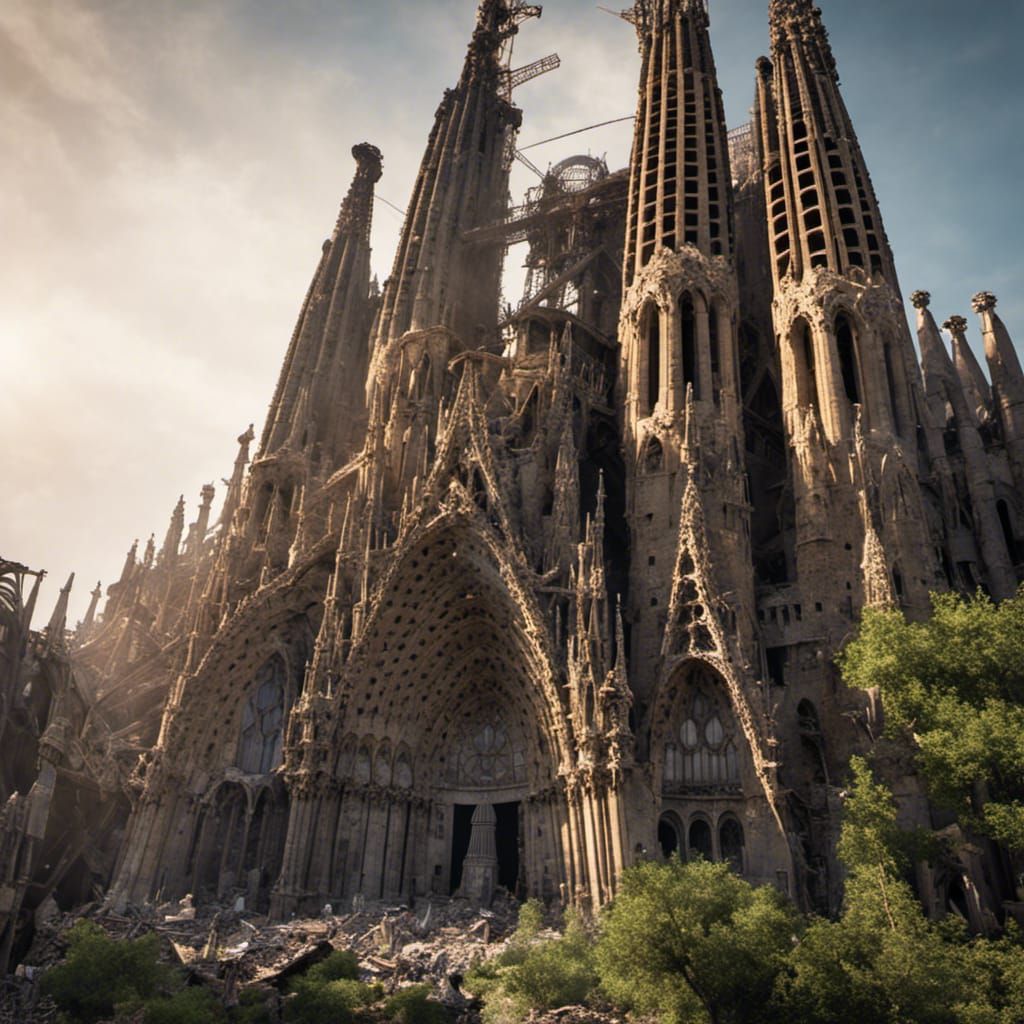  Echoes of the Past, La Sagrada Familia  by @Instantscape