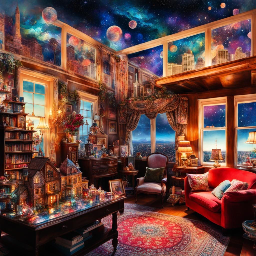 Living room 2 - AI Generated Artwork - NightCafe Creator