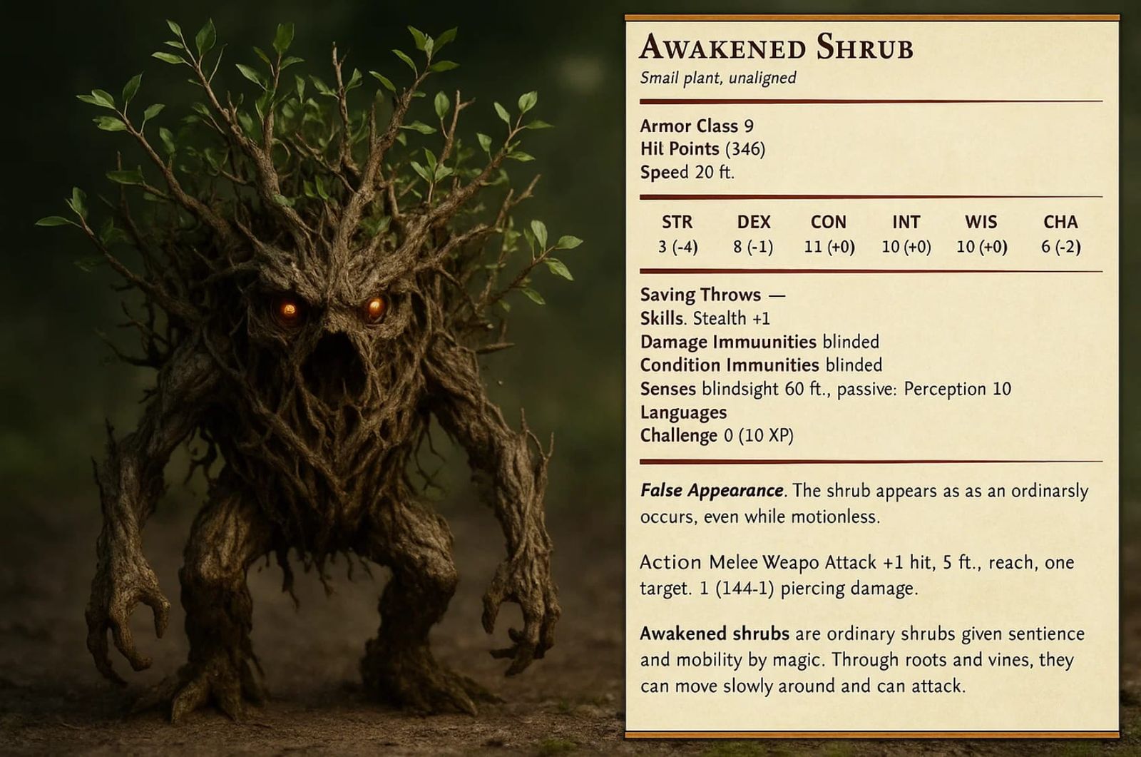 Awakened Shrub (DND)
