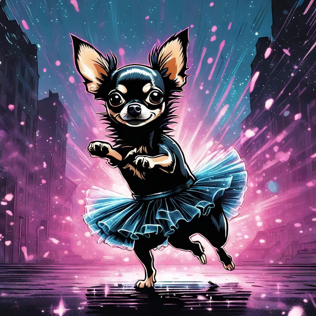 " Oui oui !!! j'ai 5 pattes c'est pour mieux danser ^^ "